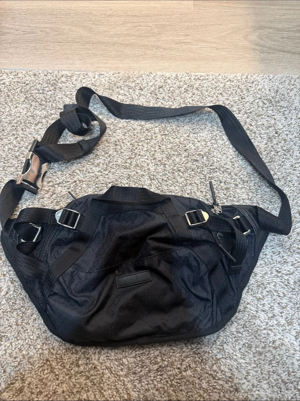 Athleta Black Crossbody Sling Bag